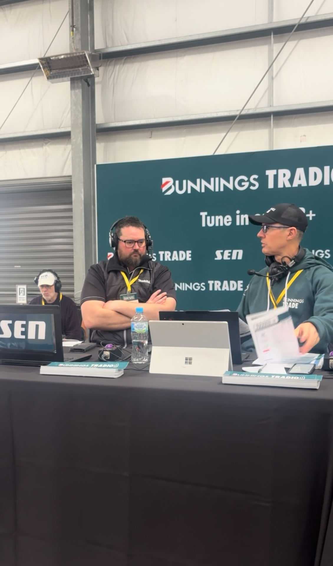 Bunnings Tradio live radio broadcast from the Melbourne Bunnings Trade Expo