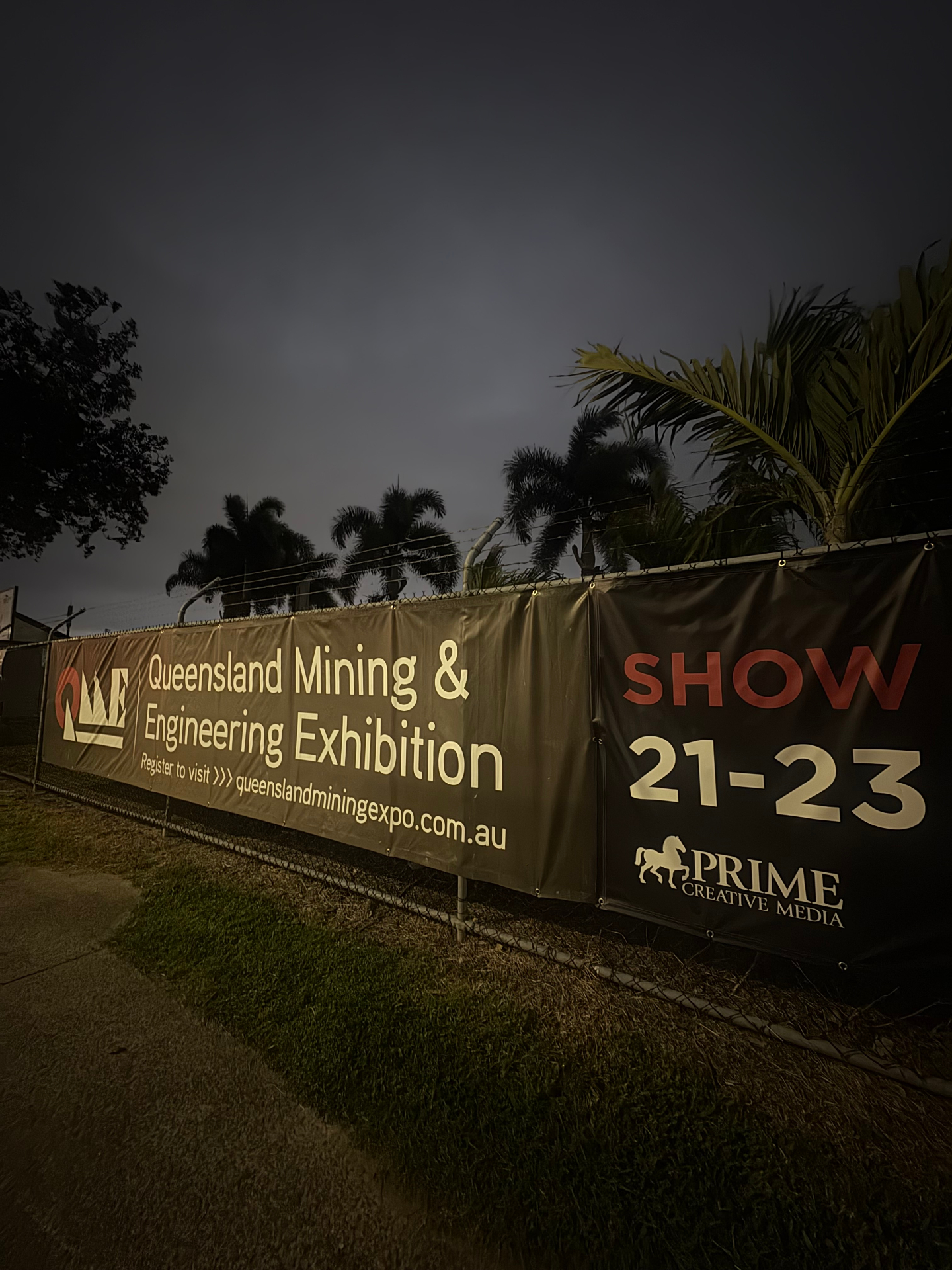 QME 2026 signage at Mackay Showgrounds