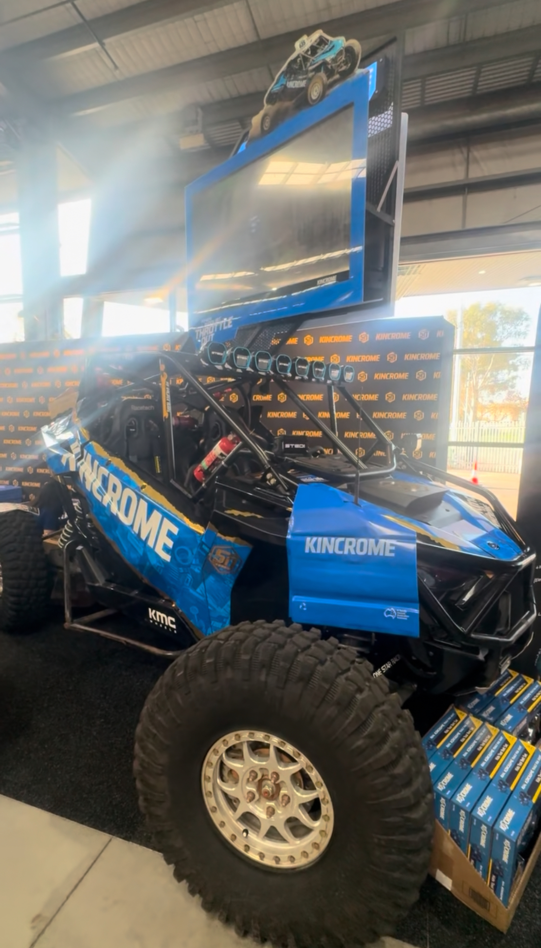 Kincrome off-road race buggy on display at the Melbourne Bunnings Trade Expo 2026