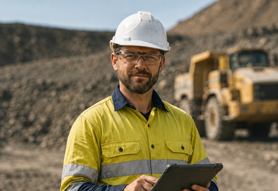 Mining project site with heavy equipment in Western Australia