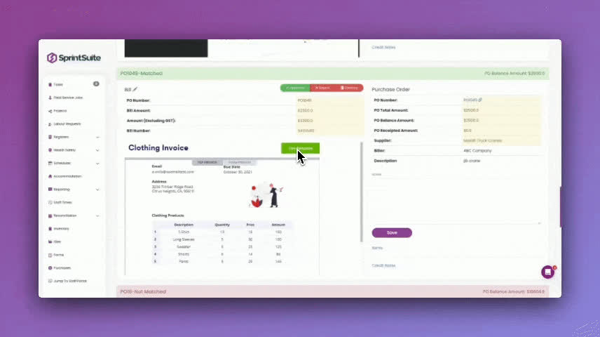 SprintScan demonstration