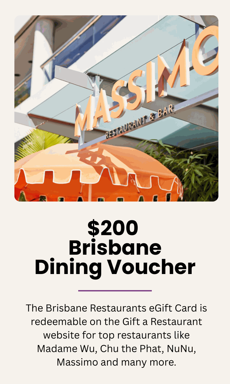 $200 Brisbane Dining Voucher
