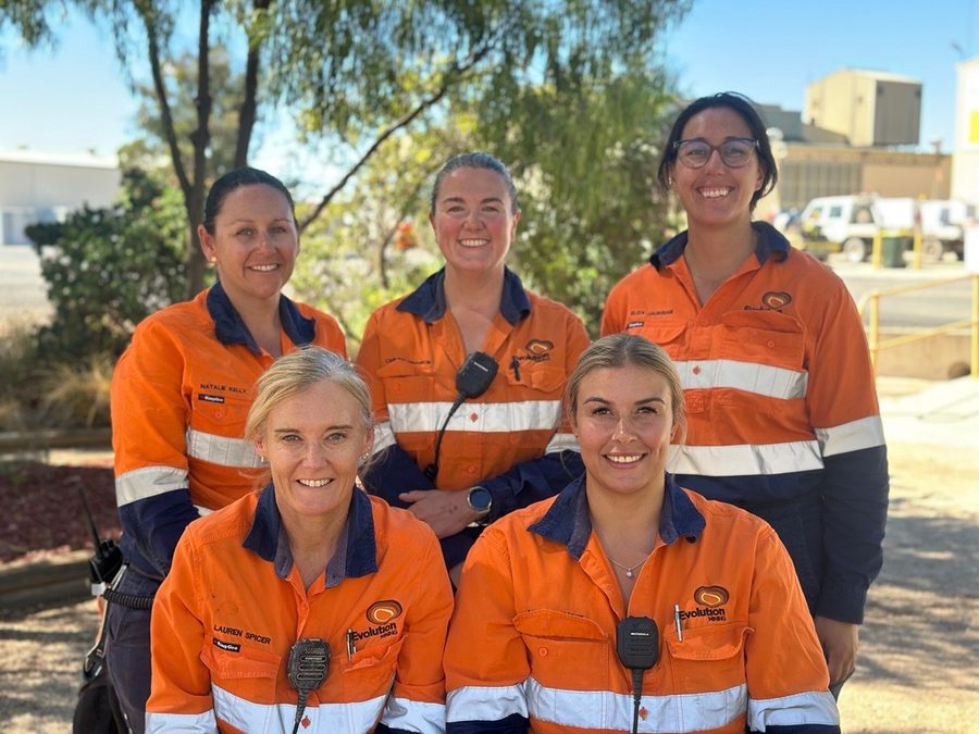 Women mining professionals on site — Evolution Mining at the 2026 NSW Women in Mining Awards