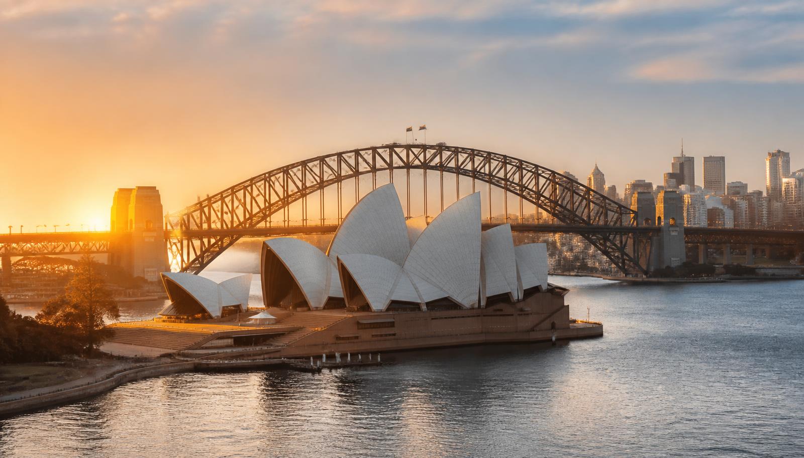 Sydney harbour at sunrise, host city of IMARC 2026