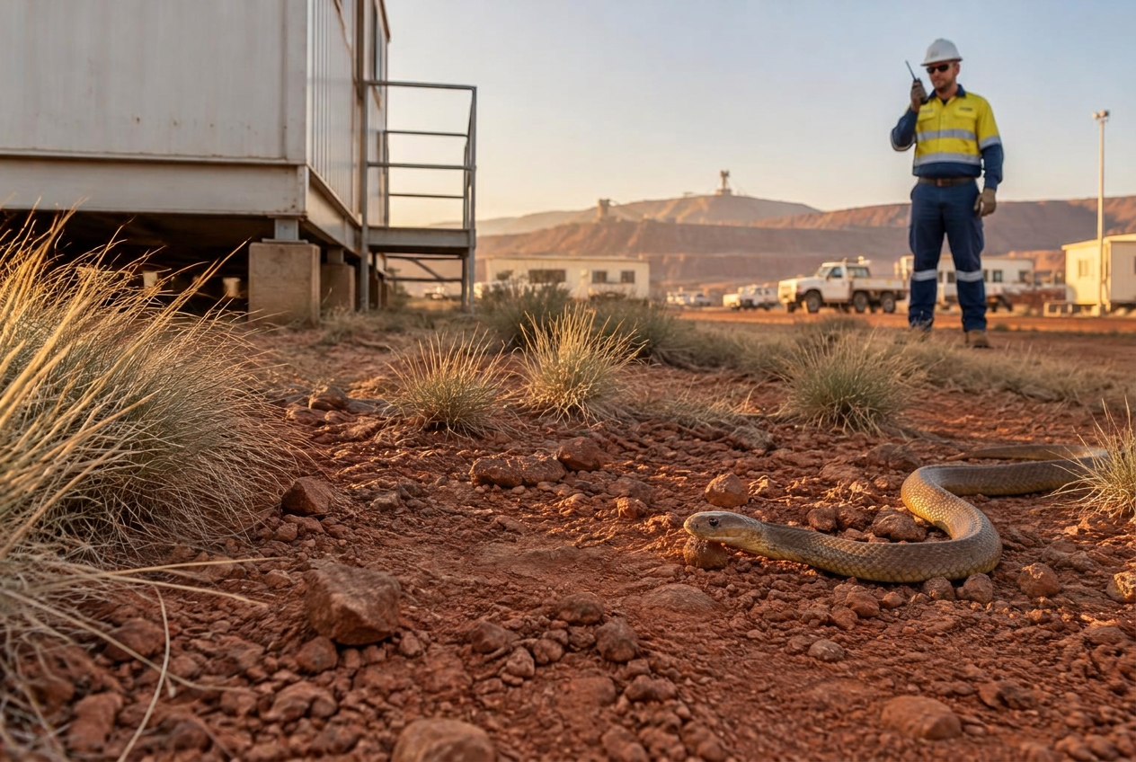 Snake Safety on Mine Sites: What to Do If You See a Snake